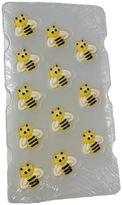 Edible Candy Bee Cake Decorations Dessert Sugar Sprinkles Party Cookie DIY Cake Cupcake Topper Icing Frosting Decoration Holiday Supplies