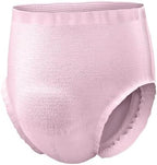 NorthShore GoSupreme Overnight Pull-On Underwear, 8-Hour Leak Protection, Medium, 14-Count Bag, Pink, (30-40 in Waist), Unisex Adult Diapers