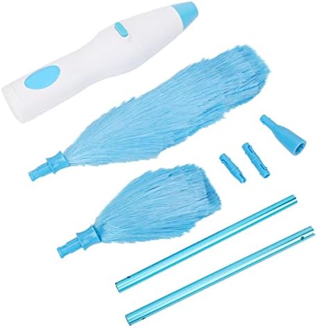 Electric Duster Automatic Duster Brush, 180 Degrees Bendable Rotating Duster with Extension Pole, Dirt Dust Duster for Window Desk Table Furniture