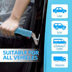 Car Assist Handle for Elderly Car Door Handle: Auto Grab Bar Support Handles - Portable Vehicle Assistance Handles -Mobility Aid to Get in & Out of the Cars Help for Seniors & Handicapped (2pcs Blue)