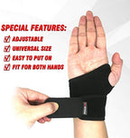 Wrist Brace for Carpal Tunnel, Comfortable and Adjustable Wrist Support Brace for Arthritis and Tendinitis, Wrist Compression Wrap for Pain Relief, Fit for Both Left Hand and Right Hand – Single