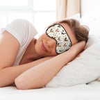 Cute Chicken Sleep Mask Breathable Soft Eye Mask for Sleep for Women Men Lightweight Eye Cover for Travel, Night Work, Nap, Office