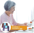 2pcs Adult Bib Bibs Clothing Protector Patient Bibs Bib Mealtime Protector Elderly Women Eating