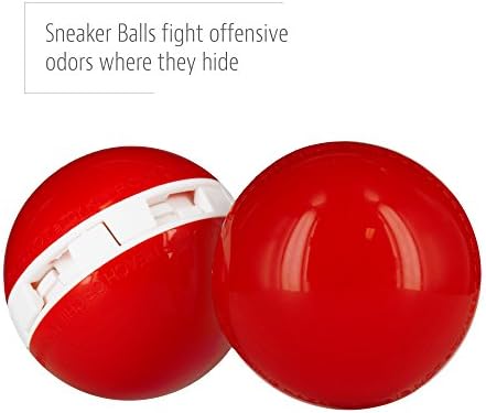 Sneaker Balls Odor-Fighting Shoe Fresheners, Eliminates Unpleasant Smells, Perfect For Sneakers, Gym Bags, Gear Bags, Drawers, Lockers, And More!, Radial Tie Dye, 6 Pack