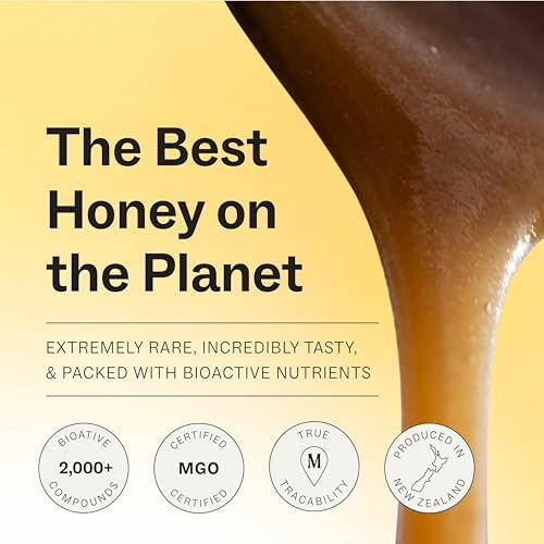 Manukora Raw Manuka New Zealand Honey MGO 850+, Non-GMO, Monofloral, 3rd-Party Tested, Glyphosate Residue Free Certified, 2000+ Natural Compounds, Traceable Hive-to-Hand, Digestive & Immune Support – 250g