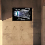 Space Universe, Timeline of the Universe Poster Canvas Wall Art Framed Wall Art Prints Living Room Bedroom Decor Paintings (20x30inch-Framed)