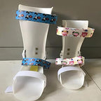 HUANGJUN Children Drop Orthosis Foot Splint ?For Ankle Sprain Fracture Fixation Brace for Varus Correction Foot Support,Pink/left,S, Pink/Right