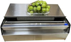 Manual Food Wrap Film Dispenser Stretch Film Packing Wrapping Dispenser Wrapper Machine, Suitable for 10-14" Width Cling Film, High Quality Thickened Stainless Steel