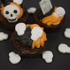 Oasis Supply, Halloween Cake Decorating, Cupcake Sprinkles, Cake Quins, and Edible Toppings, 200g - 7-ounce pouch, (Skull Sprinkles)