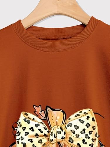 QYZ-Top Fall Pumpkin Sweatshirt for Women Pumpkin Pullovers Halloween Thanksgiving Long Sleeve Shirt Tops