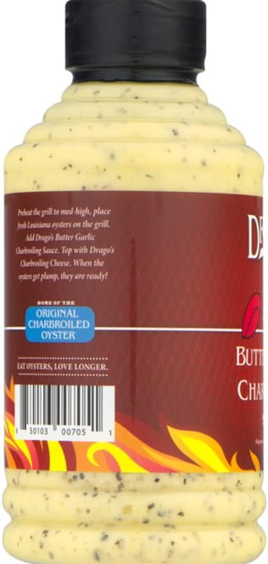Drago's Butter Garlic Charbroiling Sauce 16.0 Fl Oz
