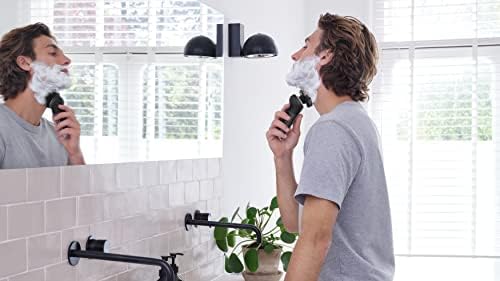 Philips Shaver Razor Series 9000 Prestige, Wet and Dry Electric Shaver, Lift & Cut Shaving System, SenseIQ Technology, Precision Trimmer, Cleaning Pod, Premium Case, Black Matte, Model SP984