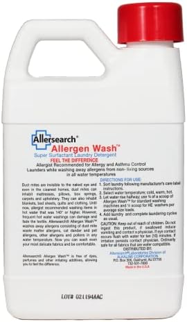 Allersearch AllergenWash 24 Oz Laundry Detergent
