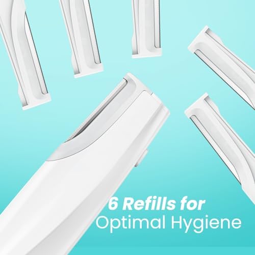 6 Replacement Blades for Liberex Sonic Dermaplaning Tool for Face