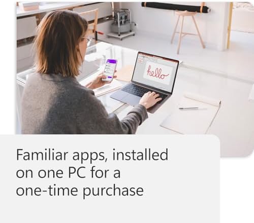 Microsoft Office Home & Business 2024 | Classic Desktop Apps: Word, Excel, PowerPoint, Outlook and OneNote | One-Time Purchase for 1 PC/MAC | Instant Download [PC/Mac Online Code]