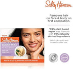 Sally Hansen Wax Kit Rinse-Off Sugar Wax | Face & Bikini Hair Removal | Vegan, No Drip, Salon Results at Home