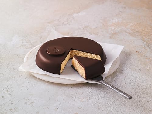 Niederegger Marzipan Cake Covered with Dark Chocolate - 185g /6.5oz. | Popular Marzipan Cake | Gourmet, Luxurious, Artisanal | Kosher.