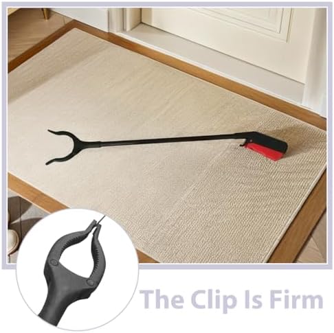 Heavy Duty Litter Picker Grabber Stick with Ergonomic Handle 23.62 Inch Garbage Clamp Tool for Indoor Outdoor Cleaning and Elderly Assistance
