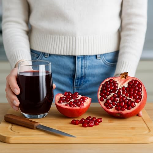 100% Organic Pomegranate Juice, 6.7 Oz Glass Bottle (6 Pack) No Sugar, No Artificial Colors, No Preservatives, No Flavors Added, Gluten Free and Kosher