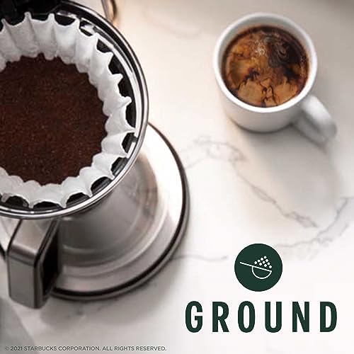 Starbucks Ground Coffee, Dark Roast Coffee, Italian Roast, 100% Arabica, 1 bag (18 oz) (Pack of 2)