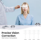 4PCS Optical Optometry Flip Trial Lens Flipper Handle Kit for Vision Therapy, ±0.50 to ±2.00D Myopia & Amblyopia Trainer, for Lens Confirmation Test Tools, Eye Exercise, Home