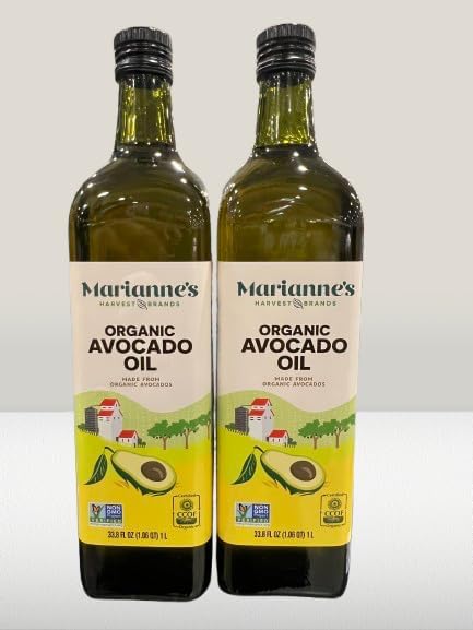 Marianne’s Harvest Organic Avocado Oil, 1-Liter (Pack of 2)