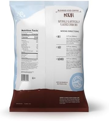 Big Train Mocha Blended Ice Coffee Beverage Mix, 3.5 Pound (Pack of 1)