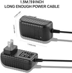 12v Massage Gun Charger 12v ~ 12.6v 1.0A Charger for 12.6v (Universal 12V) Massage Gun Power Cord Switch Power Supply