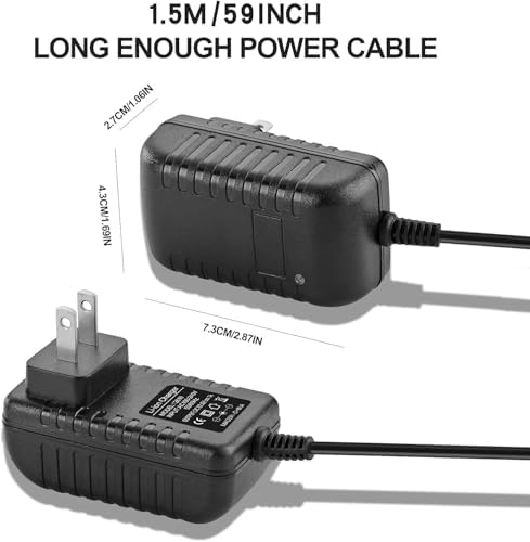 12v Massage Gun Charger 12v ~ 12.6v 1.0A Charger for 12.6v (Universal 12V) Massage Gun Power Cord Switch Power Supply