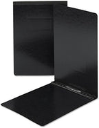 SMEAD Top Opening Pressboard Report Cover, Prong Fastener, 11 x 17 Inches, Black (SMD81179)