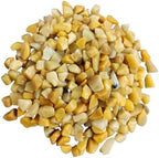 Yellow Aventurine Crystal Chips 100g – Natural Tumbled Polished Gemstone Stones for Jewelry Making, Resin Art, Chakra Healing, Aquarium Gravel, Vase Filler & Home Décor