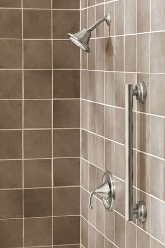 Moen YG0736BN Bathroom Safety 36-Inch Stainless Steel Modern Bathroom Grab Bar, Brushed Nickel