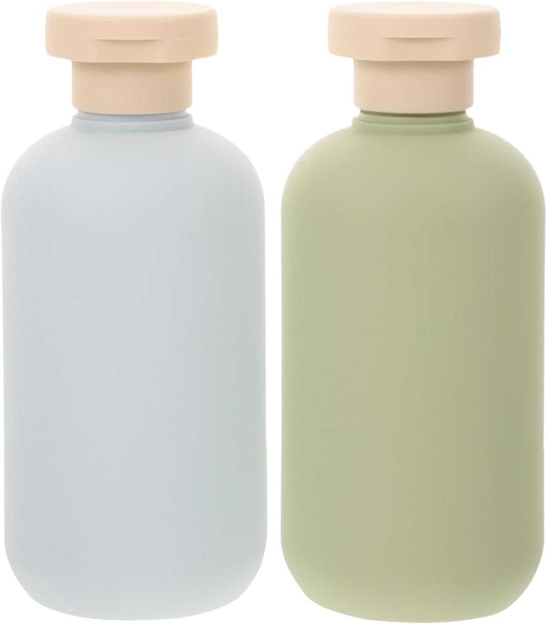 Didiseaon 2Pcs 200ml/6.7oz Squeeze Tubes Refillable Travel Bottles PE Cosmetic Container with Flip Cover for Vacation Facial Cleanser Shampoo Lotion Toiletries