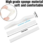 BBTO 50 Pcs Microfiber Memory Foam Nose Bridge Pads Anti Fog Self Adhesive Protection Nose Cushion Sponge Strip Seal