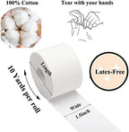 ADMITRY Athletic Tape,5 Pack White Sports Tape,Very Strong No Sticky Residue Wrist Ankle Tape for Gymnastics Boxing Lacrosse Climbing Hockey Bat