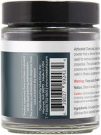 Viva Doria Activated Charcoal Powder, Hardwood Derived, Food Grade, 1.2 Oz Glass Jar