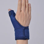 VIDECOR Sports Medicine Reversible Adjust-to-Fit Thumb Stabilizer, Thumb Splint & Wrist Brace - Thumb Stabilizer & Wrist Support for Tendonitis Pain, Arthritis,Blue