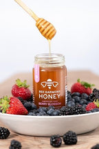 Bee Harmony Honey 5 Pack Variety Pack, Contains 5 jars, 12 ounces each (Clover, Wildflower, Orange Blossom, Berry and Blueberry)