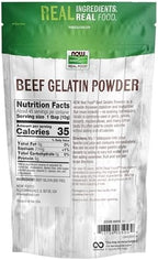 NOW Foods, Beef Gelatin Powder, Natural Thickening Agent, Source of Protein, 1-Pound (Packaging May Vary)