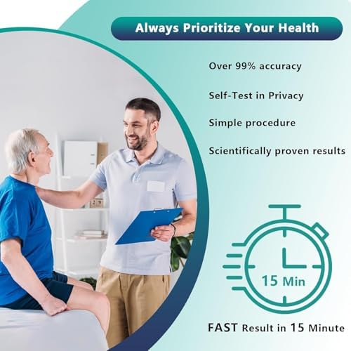 Helicobacter Pylori Test Kit - 2 Pack, H Pylori Test Kits at Home, h. Pylori Self-Test Detection Kits, Quick Home Testing Within 15 Minutes, Easy to Use and Read - Highly Accurate Results.
