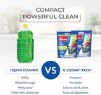 O-Cedar EasyWring Microfiber Spin Mop & Bucket Floor Cleaning System + 2 Extra Mop Head Replacements with Citrus and Lavender Pacs (Variety Pack)