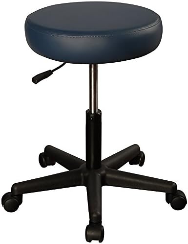 Master Massage Pneumatic Hydrolic Rolling Massage Clinical Spa Tattoo Office Swivel Stool, Black