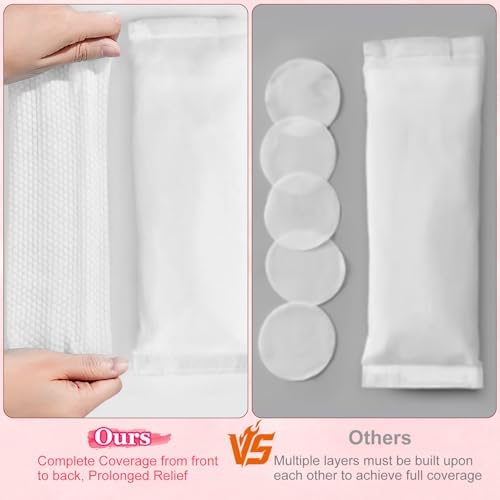 UHdod Perineal Witch Hazel Cooling Pads Liners 3 Packs, Full-Length Witch Hazel Pads Liners for Postpartum Care, Postpartum Essentials | Provides Cooling Comfort for Perineal Area - 36 Counts