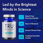 TRU NIAGEN Patented Extra Strength NAD Supplement for Brain Function, Anti Aging, Cell Regeneration | Supports Cellular Energy | Nicotinamide Riboside (NR) | 30-1000mg Servings (2x500mg, Take 2 Daily)