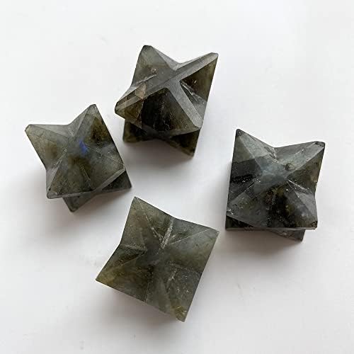 VIE Small Merkaba Star, 2cm, Labradorite