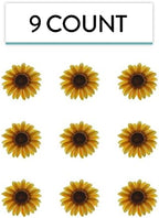 Global Sugar Art Sunflower Sugar Cake Flowers, 9 Count by Chef Alan Tetreault