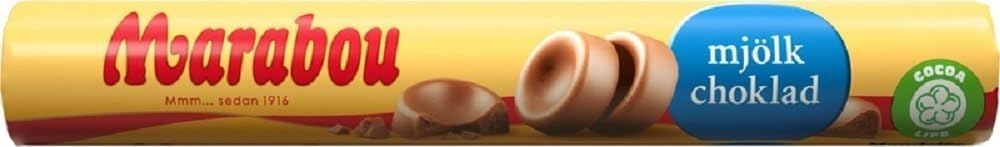 28 Rolls x 74g of Marabou Mjolkchoklad - Original - Swedish - Milk Chocolate - Chocolates - Candies - Sweets