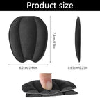 Oruola 4pcs Shoe Tongue Pads, Tongue Pads for Shoes,Non Slip Tongue Cushion Inserts Felt Shoe Pads for Men and Women,Heel Pads,Forefoot Insoles,Adjusting Shoe Fit(Black)