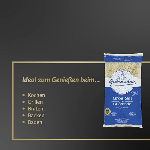 Le Guerandais Coarse Sea Salt Gros Sel De Guerande, 1.76 Pound