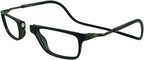 Clic Magnetic Reading Glasses - Adjustable Neck Hanging Readers - Secure Fit with Soft Headband - Bodo (XL-XXL)